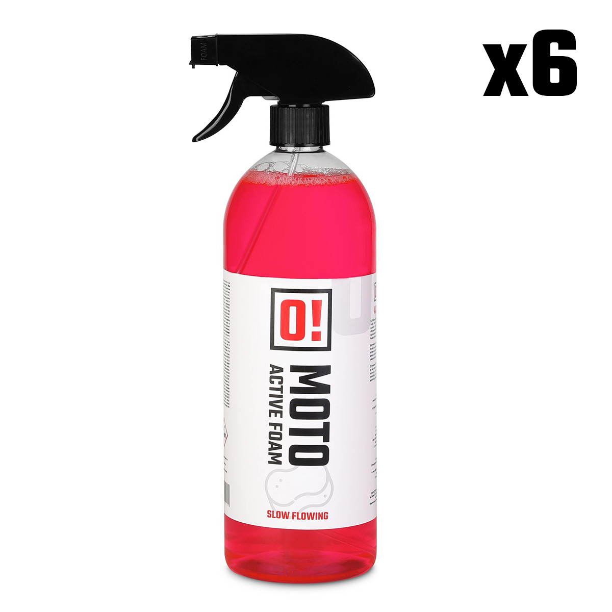 OMOTO ZESTWA 6 kus prostředek na mytí motocyklu (pěna aktivní) 1L O! ACTIVE FOAM (O!MOTO) (OLE-017) (set 6 kus)
